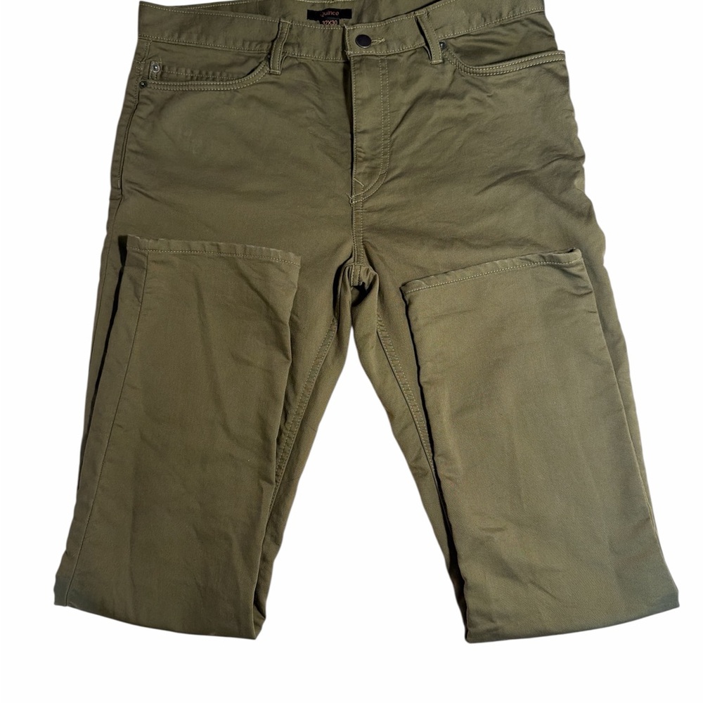 Mens Quince Comfort Stretch Traveler Pants 32x30 Olive Slim Fit 5 Pocket - Picture 2 of 7